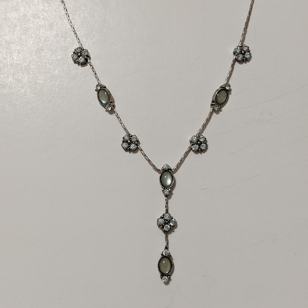 1928 Victorian Style Silver Necklace